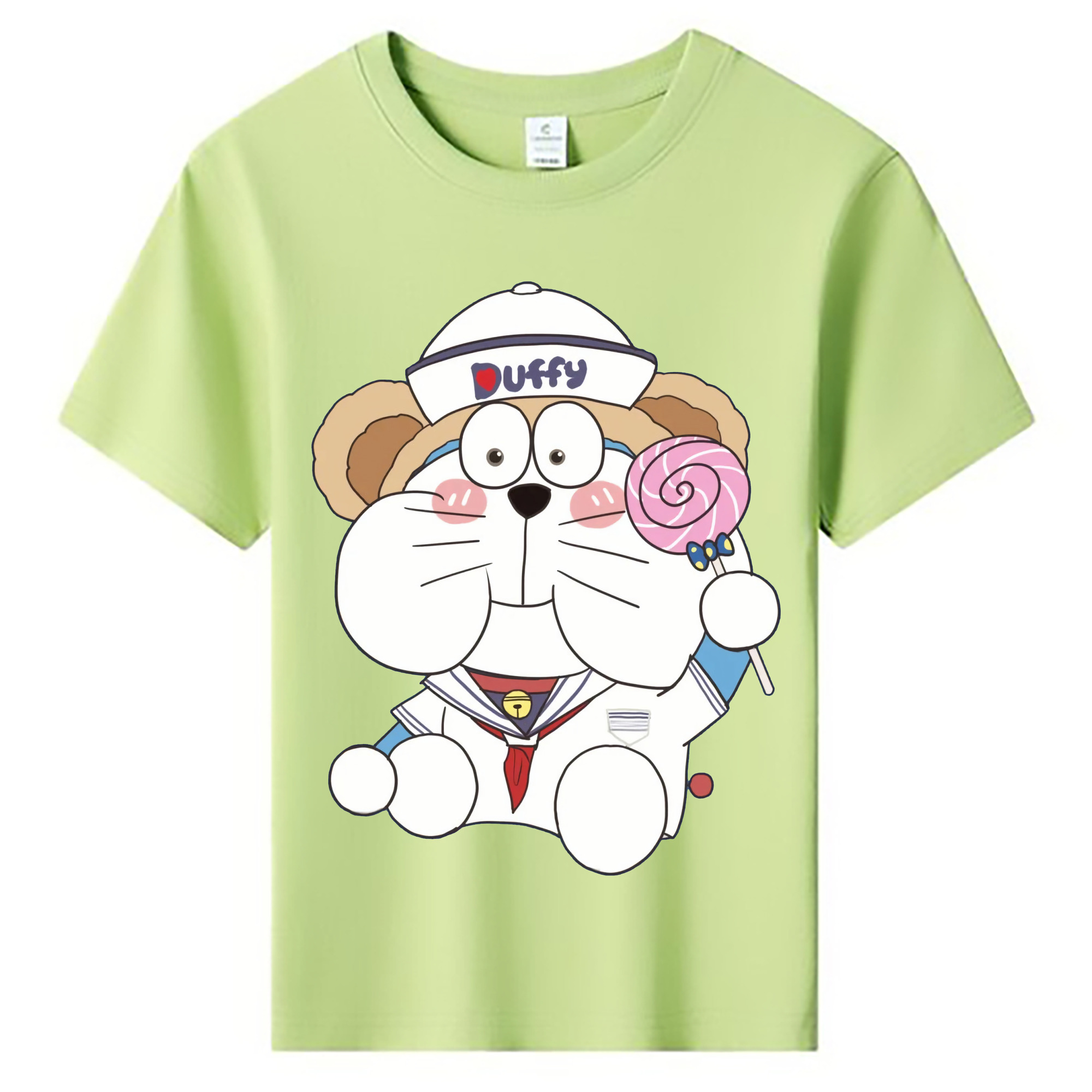 （画像用） ドラえもん Doraemon 綿100％キッズTシャツ（フロントプリント）